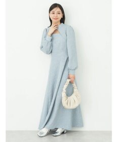 earth music&ecology ＳＥＴ２点ジャガードボレロ＋ワンピース