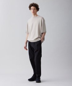 UNFILO MENS 【接触冷感】イージーケア ニット半袖Ｔシャツ [23年春夏商品]