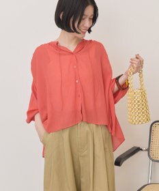 AMERICAN HOLIC スキッパーギャザーブラウス