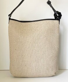 Hekhèr Le Style de Vie 【日本製 / A4サイズ対応 / 3WAY】ジュート×牛革 ショルダーバッグ large