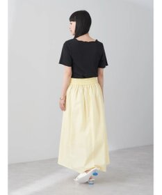 earth music&ecology ウエストリボンヘムスカート