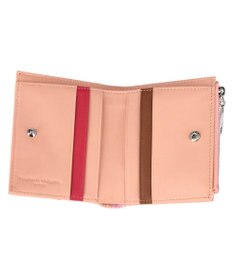 tsumori chisato CARRY スカラップししゅう 2つ折り財布 ミニ財布 猫モチーフ