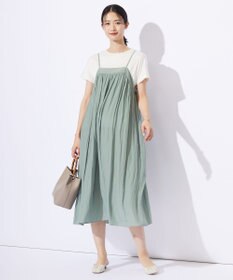 J.PRESS LADIES 【WEB限定・洗える】キャミワンピース カットソー ツインセット