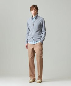 J.PRESS MEN コットンピケストレッチ カーゴパンツ