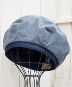 石田製帽 備後デニム ベレー