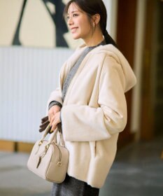 ANY SIS L Luxuryフェイクムートン コート