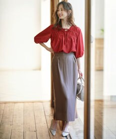 ANY SIS 【洗える】 ギャザーテント ブラウス