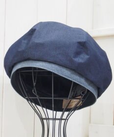 石田製帽 備後デニム ベレー