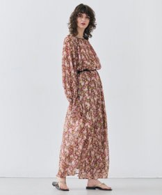 BEIGE， 【洗える】BORONIA / フラワーシフォンブラウス