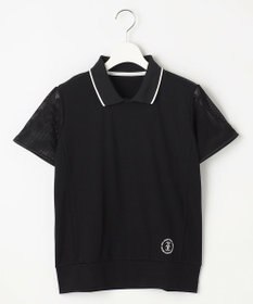 23区GOLF 【辻梨恵プロ着用】メッシュスリーブストレッチポロ