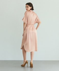 GRACE CONTINENTAL ダブルサテンシャツドレス