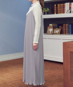 Tiaclasse 【洗える】プリーツキャミワンピース