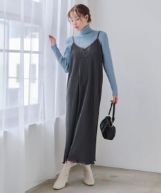 Tiaclasse 【洗える】プリーツキャミワンピース