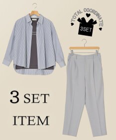 ONWARD Reuse Park 3セット商品/サイズ2【any SiS】ブラウス春夏×カットソー春夏×パンツ春夏