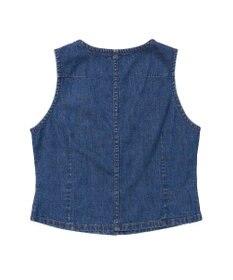 woadblue 【157】Short GILET デニムジレ