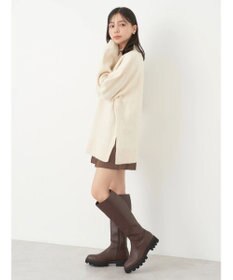 earth music&ecology ＦＬＵＦＦＹハイネックチュニック