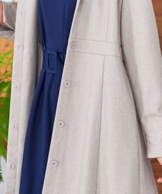 Tiaclasse ウール調フレアフードコート