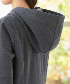 Tiaclasse ウール調フレアフードコート