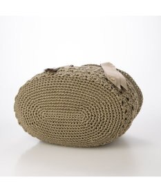 UNBILLION カシュカシュ cachecache / 下がりグログラン柄編みトート カゴバッグ