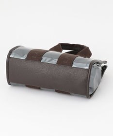 LA BAGAGERIE ソフトエナメル　ロゴテープ2WAYトートバッグ　Mサイズ