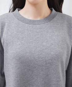 Tiaclasse 【吸水発熱・洗える】袖口ドッキングカットソープルオーバー