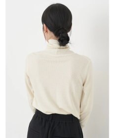 earth music&ecology ＴＲウールブレンドタートルネックプルオーバー