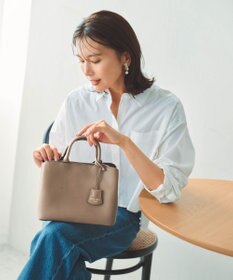 TOPKAPI 【TREASURE TOPKAPI】フロントステッチ レザーミニショルダーバッグ