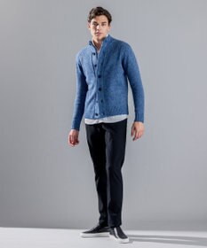 JOSEPH HOMME トライジャガードストレッチ　ウィングカラーシャツ