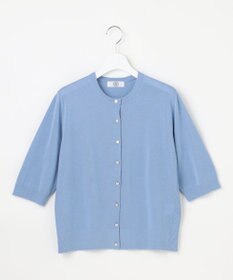 J.PRESS LADIES COTTON ACETATE DRY クルーネック カーディガン