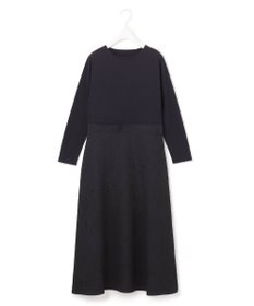 ICB 【洗える】 ニットコンビジャガード ワンピース