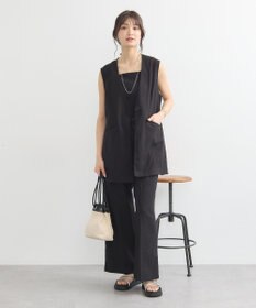 earth music&ecology 【接触冷感/UVカット】リラックスイージーパンツ