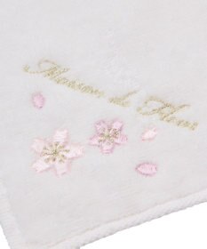 Maison de FLEUR sakura刺繍タオルハンカチ