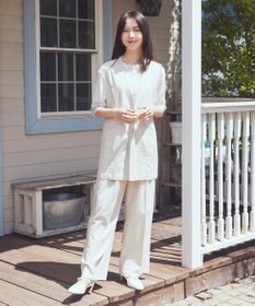 earth music&ecology 【接触冷感/UVカット】リラックスイージーパンツ