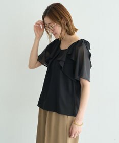 YECCA VECCA リボンスリーブブラウス