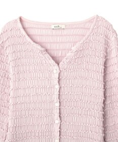 earth music&ecology 【予約】シャーリングカットカーディガン