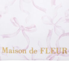 Maison de FLEUR 【保冷機能付き】リボン柄保冷バッグ