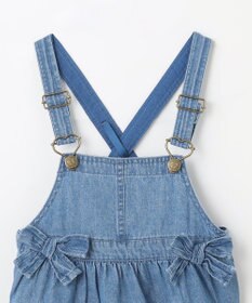 ANY KIDS ティアード デニムジャンパースカート