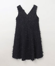 GRACE CONTINENTAL リボンヤーンジレドレス