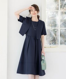 Tiaclasse L 【洗える】ボレロ＆ワンピースセット