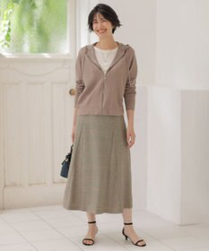 J.PRESS LADIES 【WEB限定】シアーストレッチフライス クルーネック シアー カットソー
