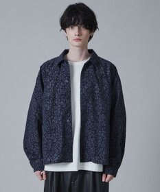 WEGO モールプリントシアーシャツ