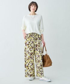 ANY L アクリルガーターニット