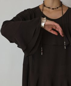 GRACE CONTINENTAL シフォンフリルブラウス