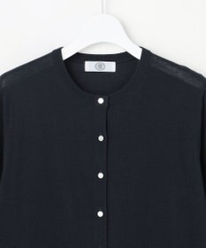 J.PRESS LADIES COTTON ACETATE DRY クルーネック カーディガン