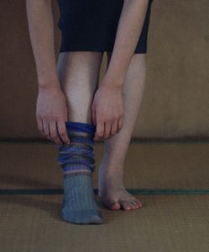 TRICOTE ボーダー柄 シアールーズソックス