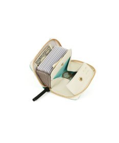 UNBILLION ペルケ perche×黒ねこ意匠 ROBIN / ジャバラカードウォレット