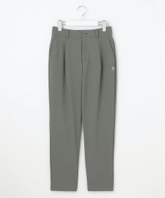 WOMEN】【接触冷感/UVケア/ストレッチ】タック テーパードパンツ