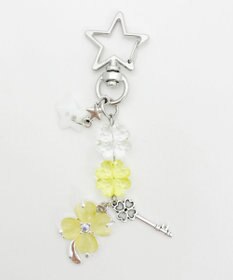 WEGO ビジュークローバービーズキーホルダー