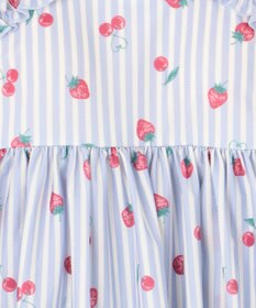 ANY KIDS ストライプ×フルーツ ワンピース 水着