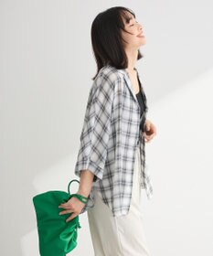 Green Parks 開襟シアーシャツジャケット